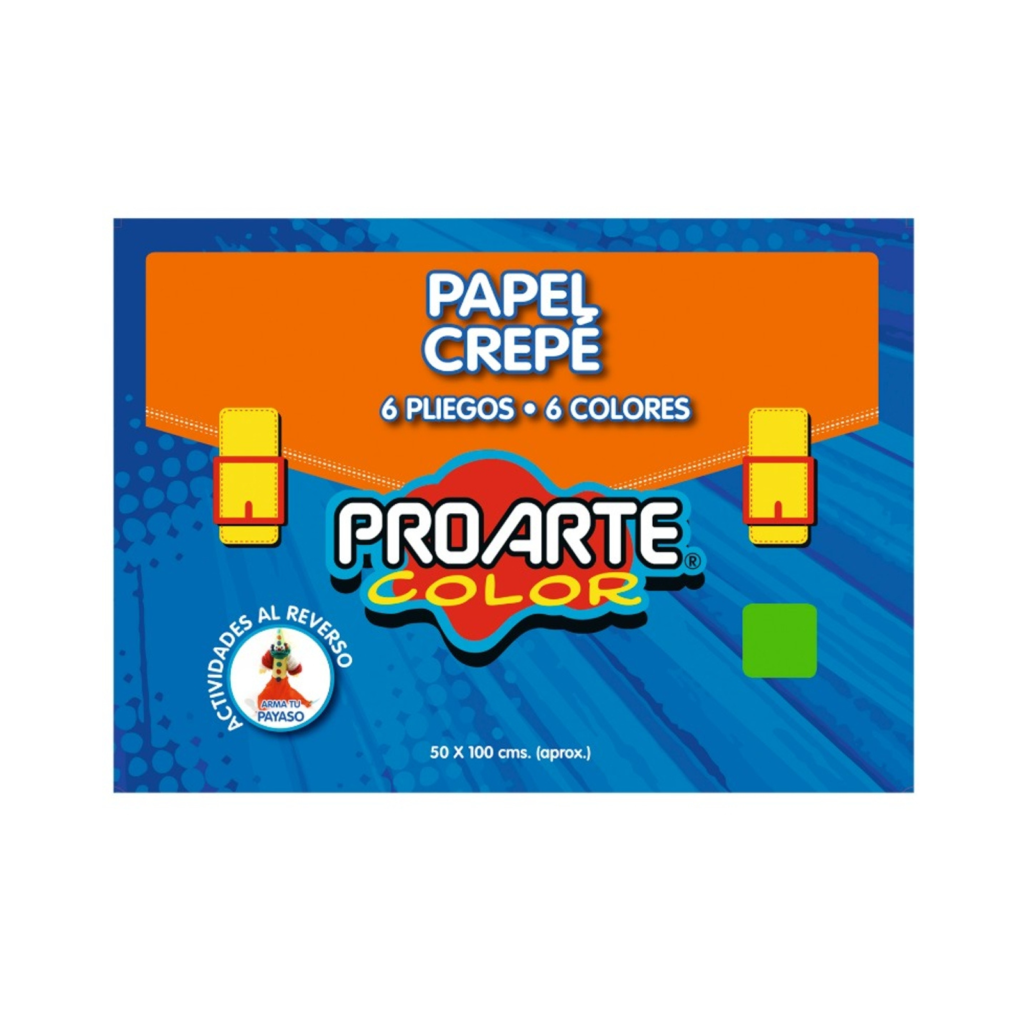 Carpeta Papel Crepe de Colores PROARTE