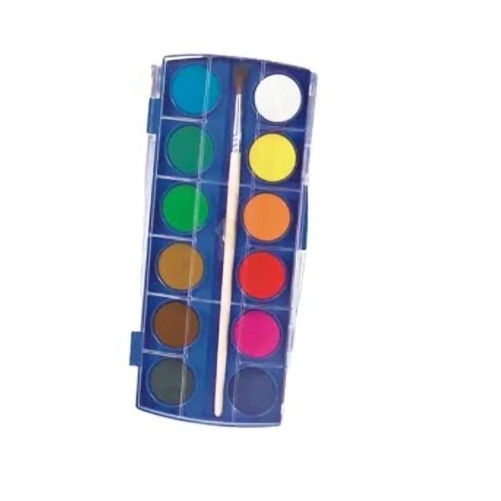 Acuarela en Pastilla 12 Colores Incluye Pincel