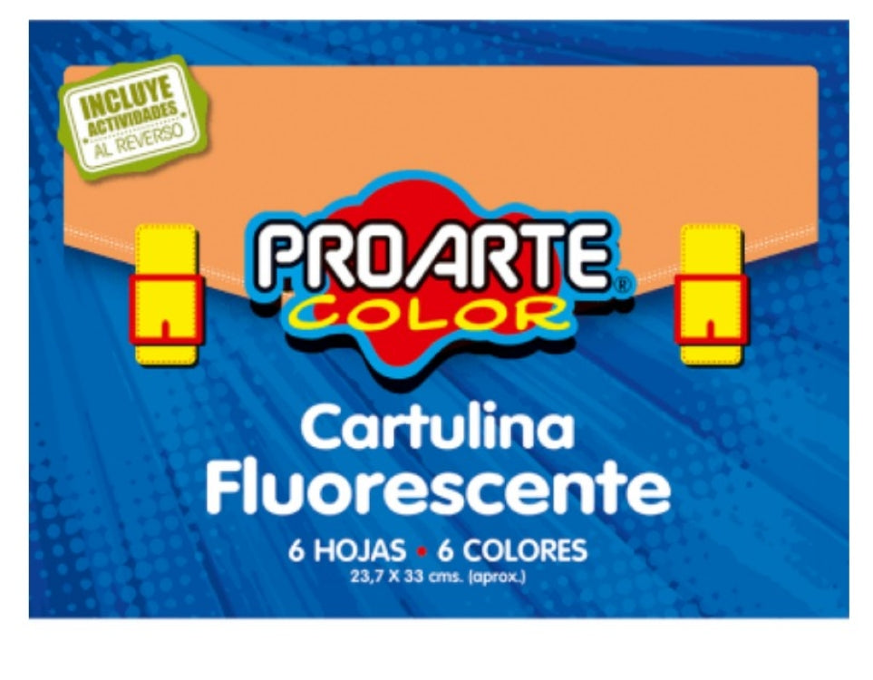 Carpeta Cartulina Fluorescente