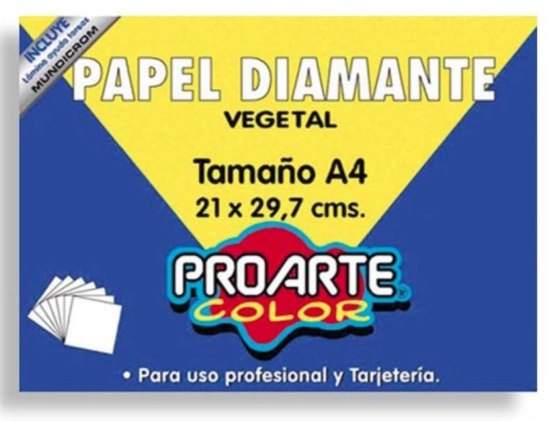 Carpeta Papel Diamante Vegetal A4 50 Hojas