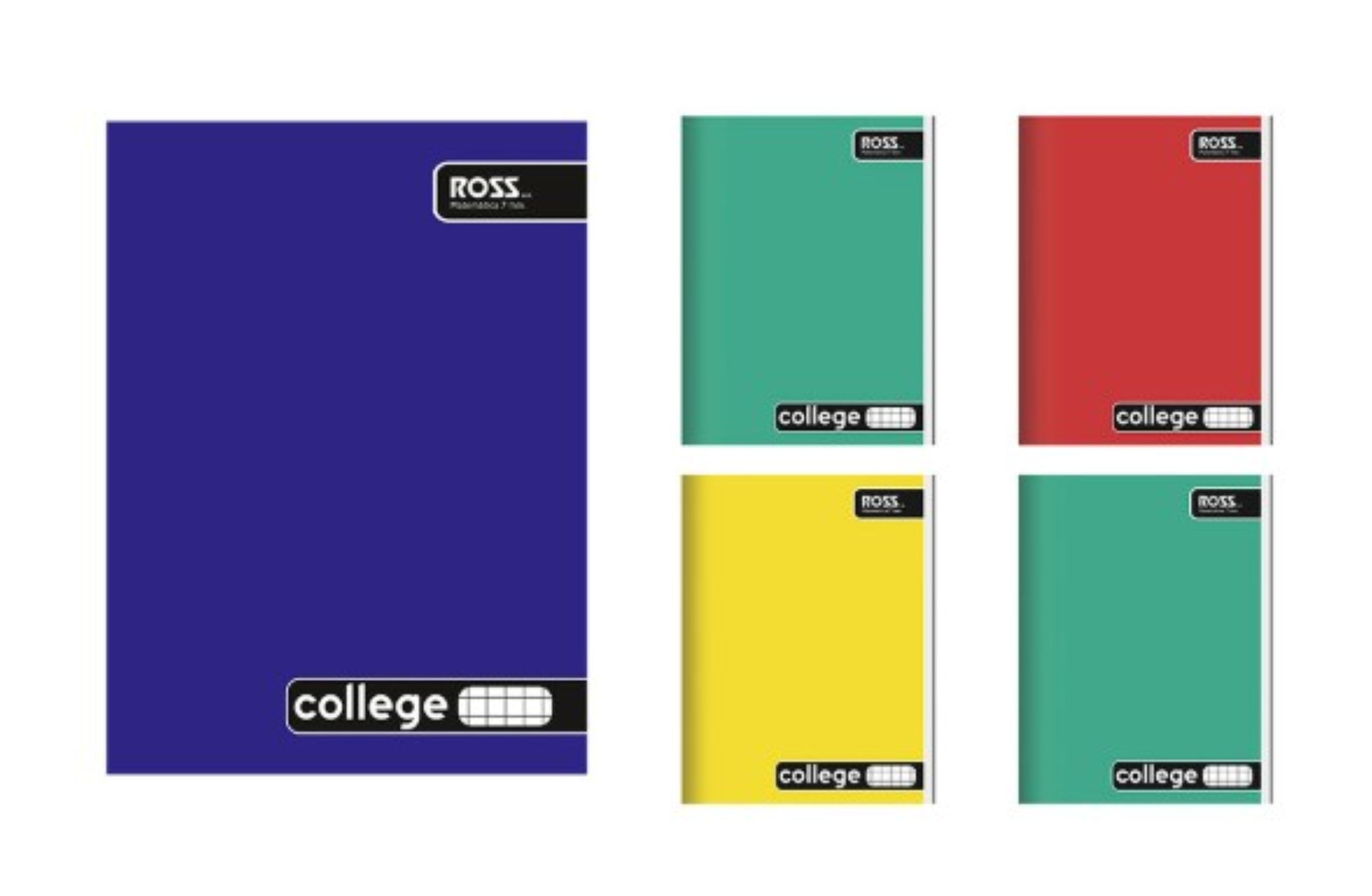 Cuaderno College Caligrafia Vertical 80 Hojas Ross