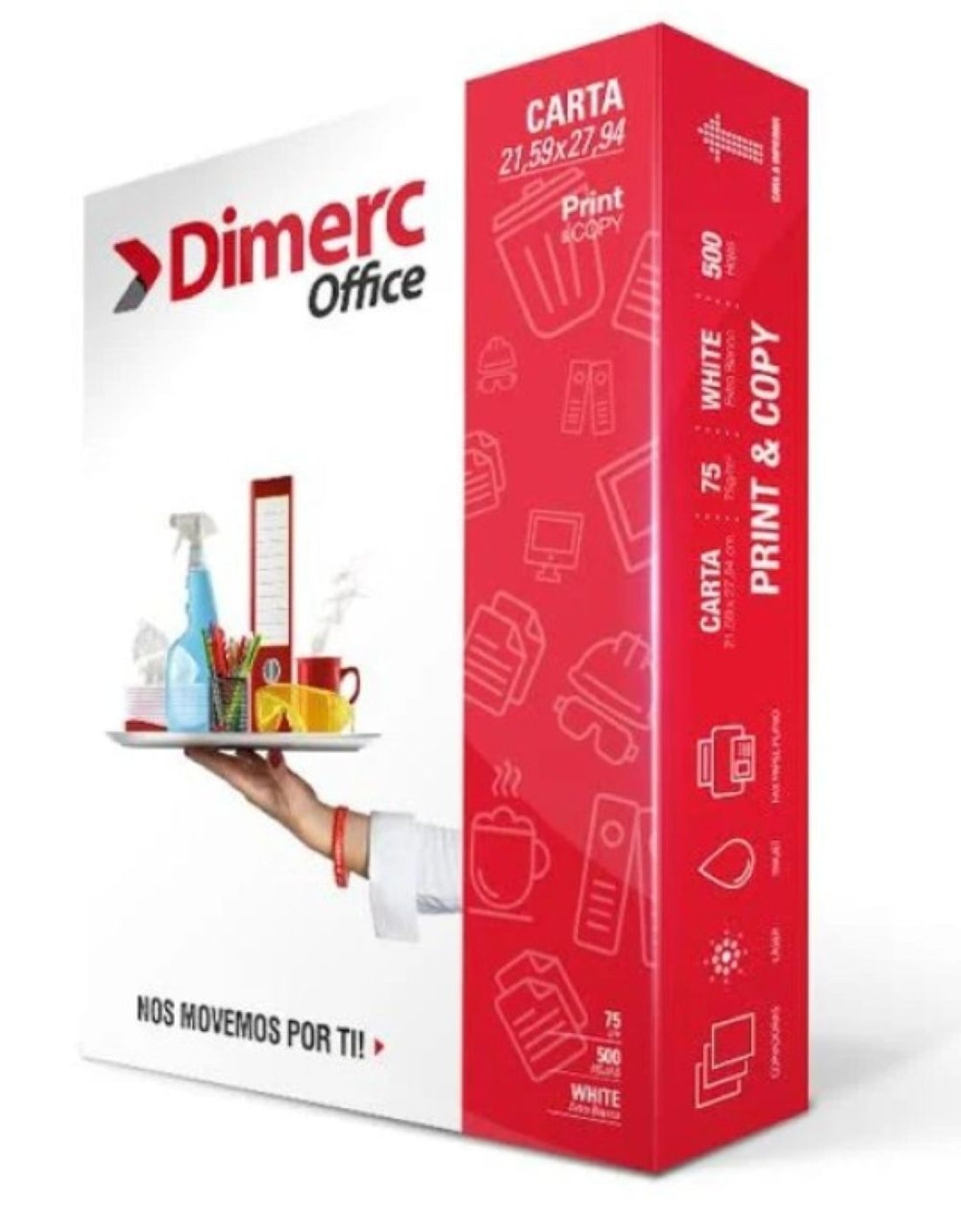 Resma Papel Tipo Carta Dimerc - 500 Hojas - 75 gr