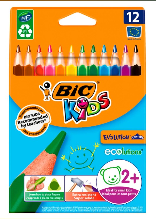 Lapices de Colores Punta Triangulo