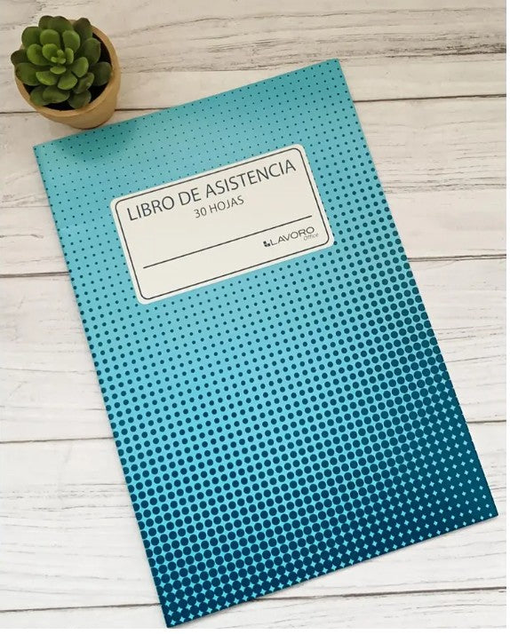 Libro Asistencia 30 Hojas EL ARTE