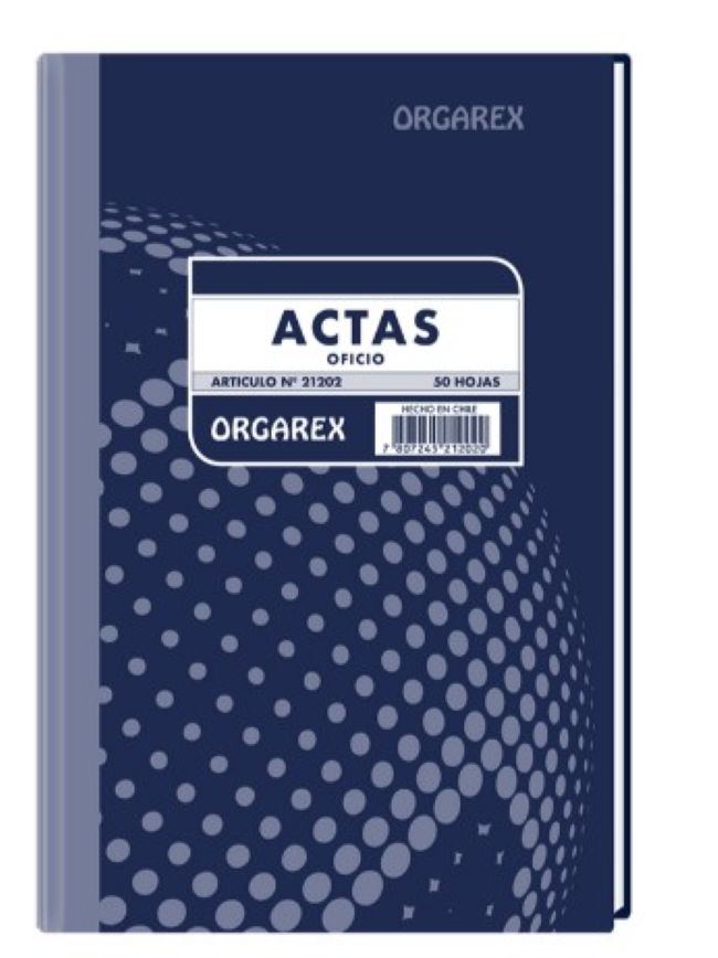 Libro de Acta Oficio 50 Hojas ORGAREX
