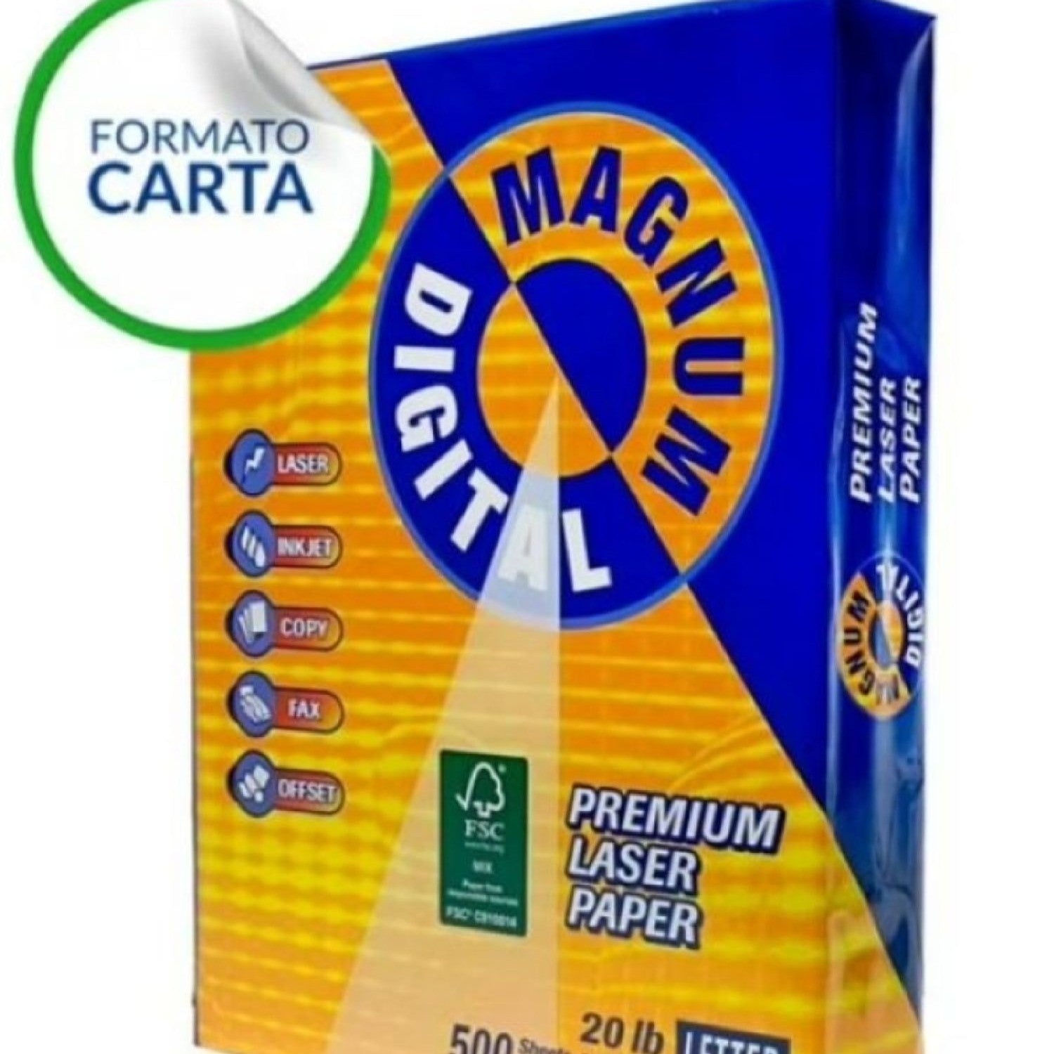 Resma Papel Tipo Carta Magum - 500 Hojas - 75 gr