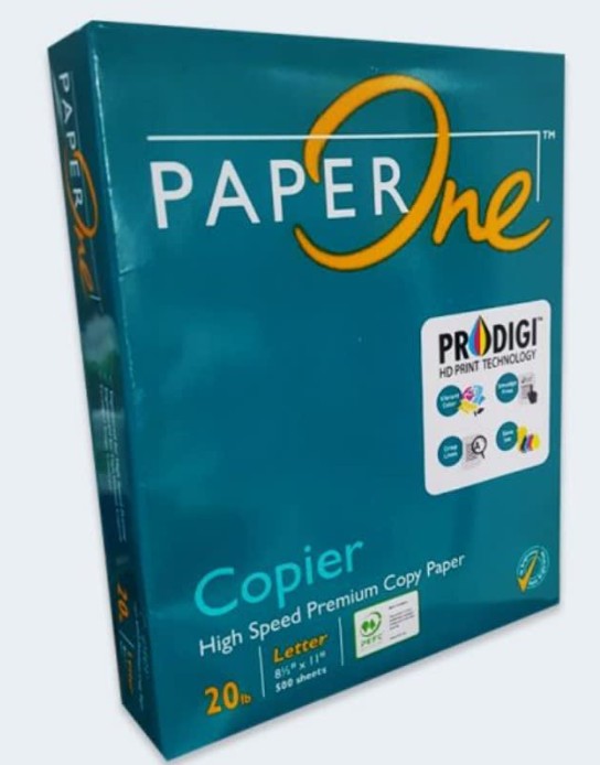 Resma Papel Tipo Carta Paper One - 500 Hojas - 75 gr