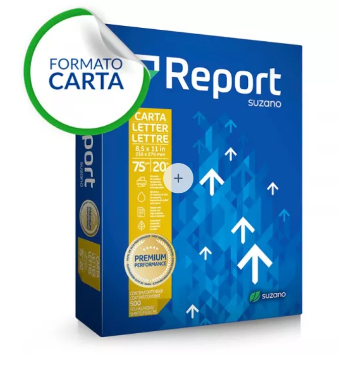 Resma Papel Tipo Carta Report - 500 Hojas - 75 gr