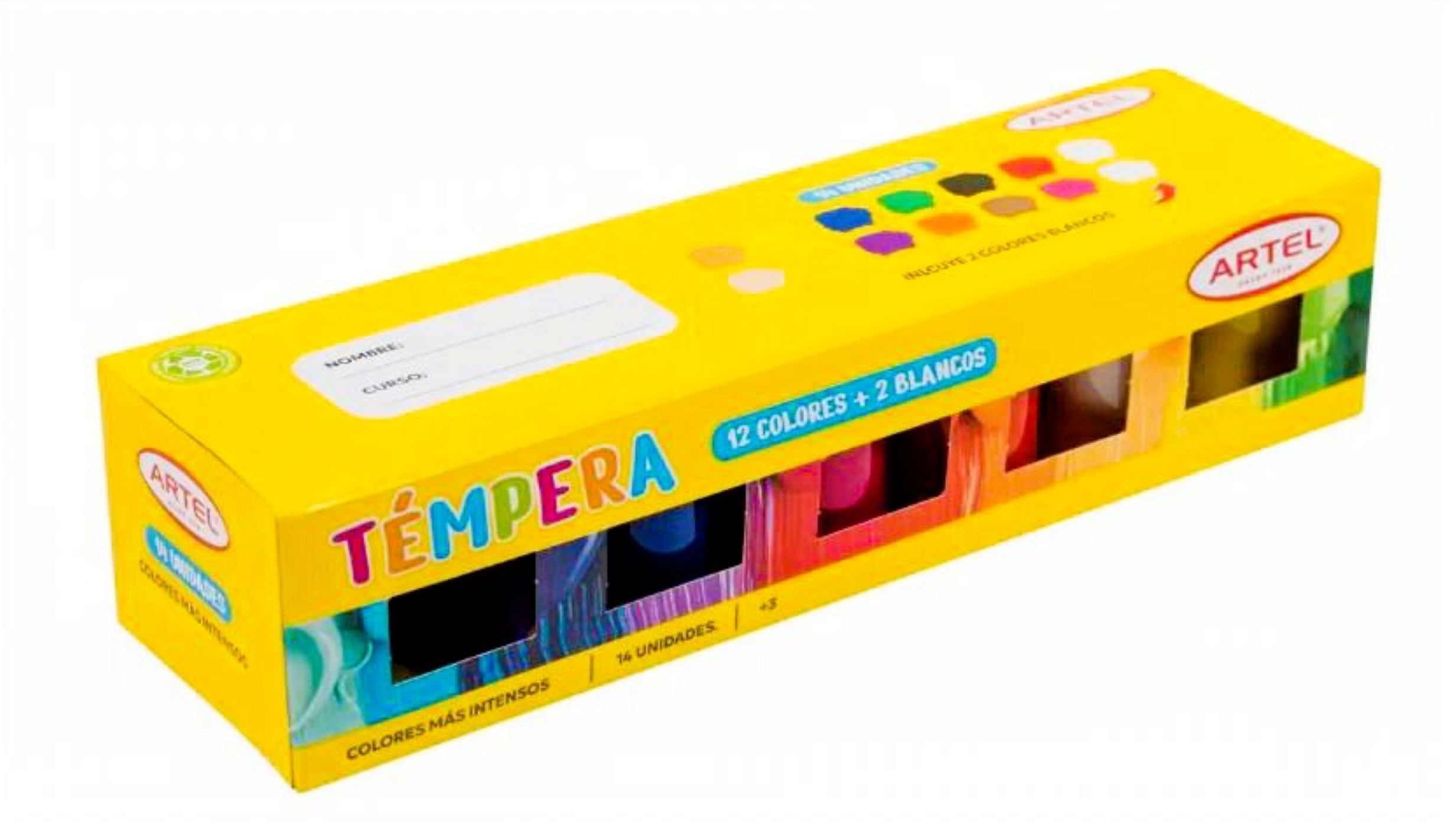 Caja de Tempera 12 Colores