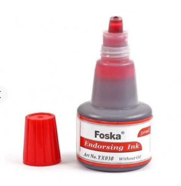 Tinta para Sellos Roja